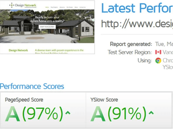 designnetwork-page-speed